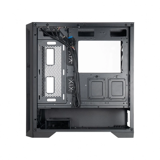 Apex lumo játékszámítógép ház 4 ARGB ventilátorral
