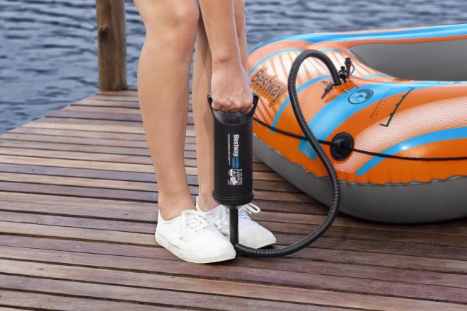 Kézi pumpa BESTWAY 0,85l/ciklus + 3 Fúvóka + Rugalmas tömlő