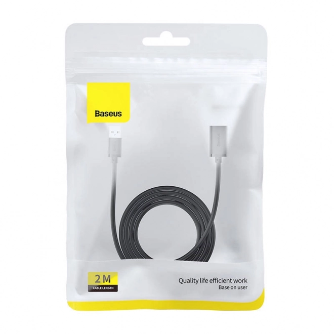 Baseus usb 3.0 hosszabbító kábel airjoy sorozat 2 m - fekete