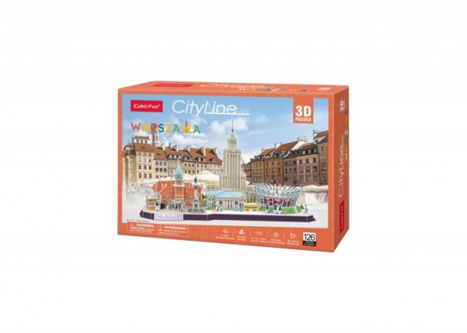 3D puzzle CityLine: Varsó