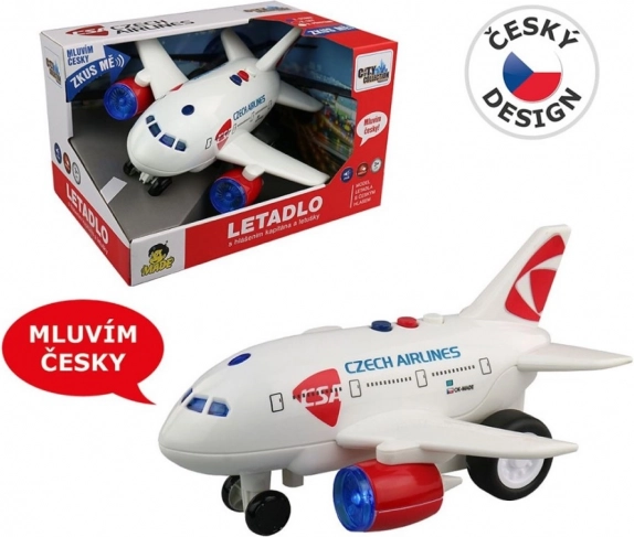 CSA repülő kapitányi és légiutas-kísérői bemondással, lendkerekes meghajtással, 20 cm