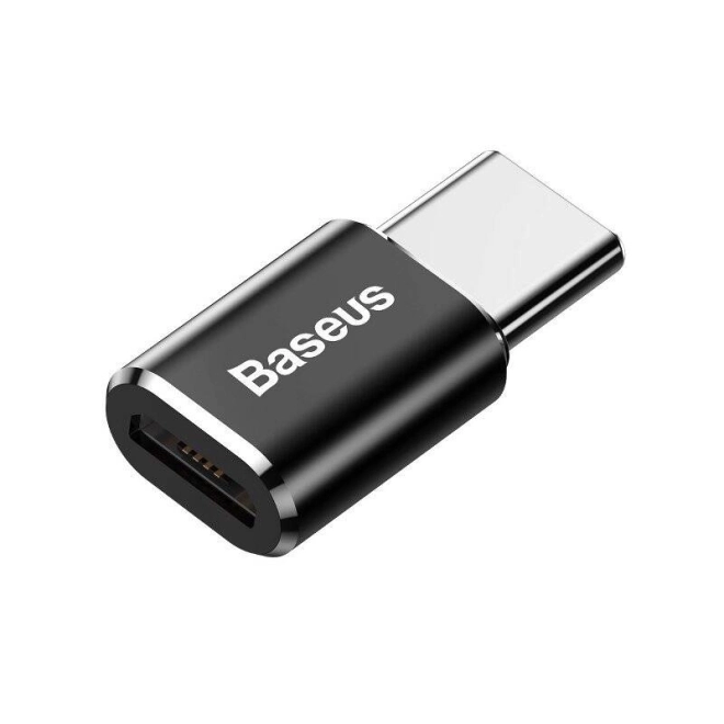 adapter micro usb usb-c fekete