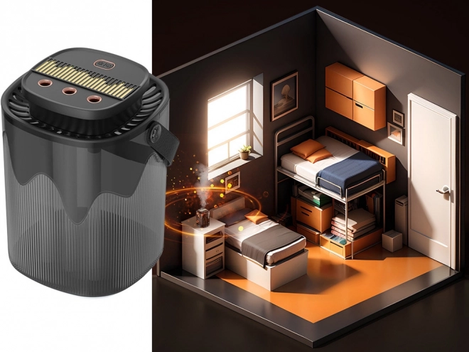 Légtisztító aromaterápiával és RGB világítással USB