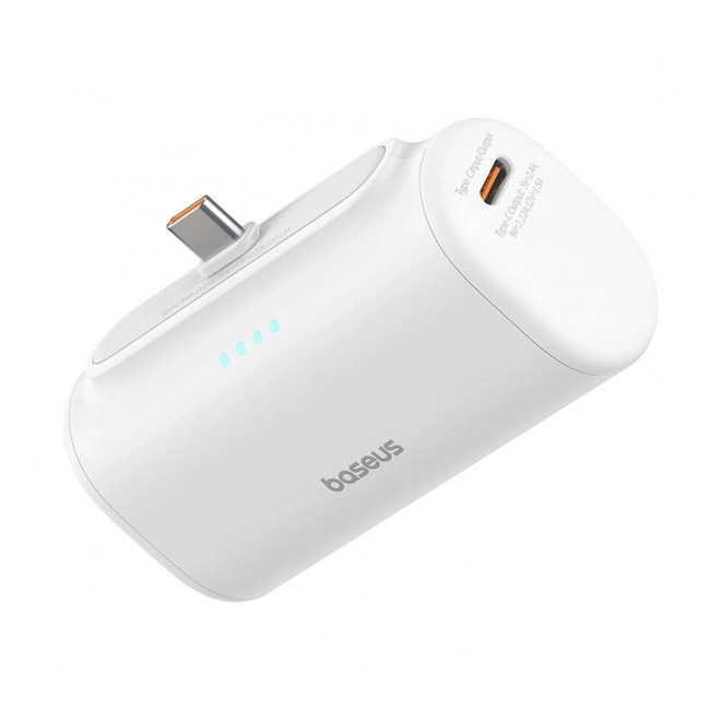Baseus hordozható töltő 5000mAh USB-C fehér