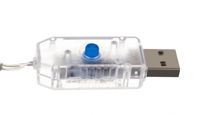 LED meleg fehér fényfüggöny - 3 m, 300 LED
