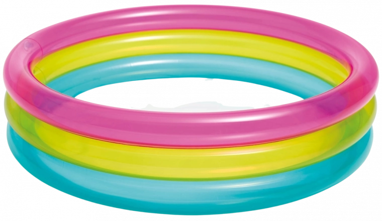 Felfújható gyerekmedence szivárvány 86 × 25 cm INTEX