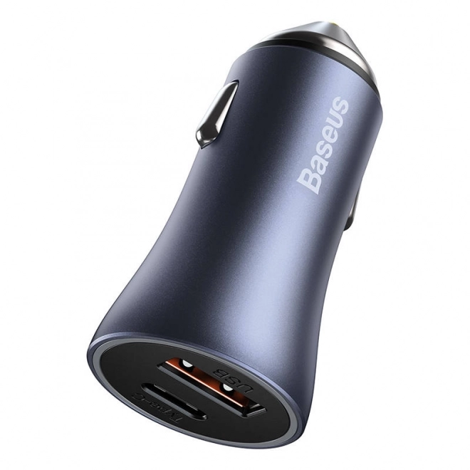 Baseus Golden Contactor Pro autós töltő USB és USB-C porttal