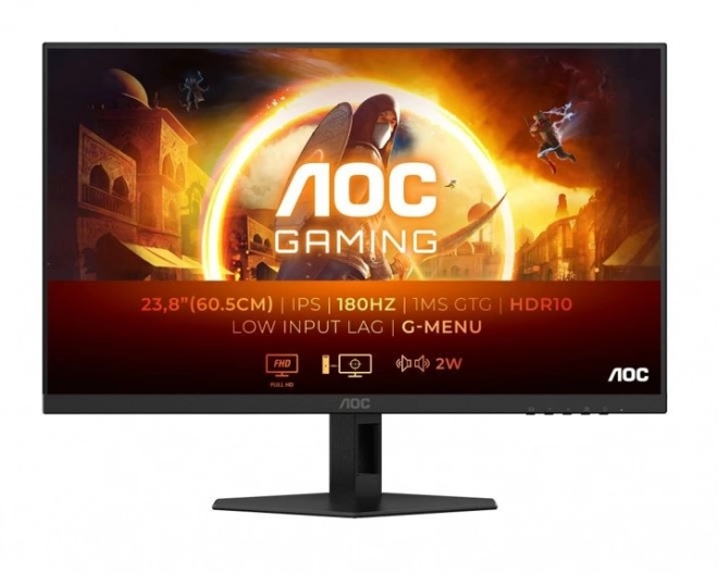 Monitor 24G4XE 23,8 hüvelykes IPS 180Hz HDMIx2 DP hangszórókkal