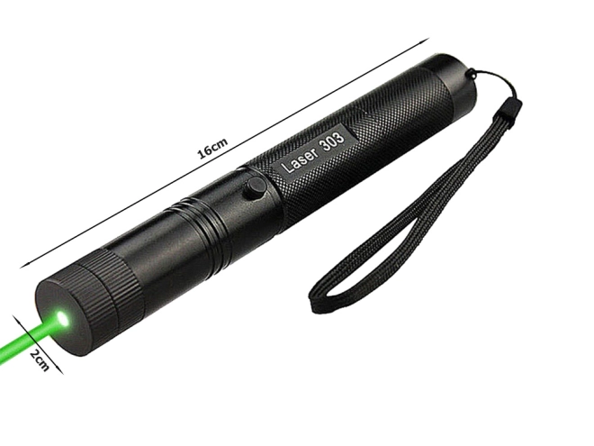 Erős zöld sugár 532 nm