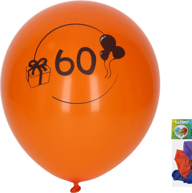 Lufik 60-as számmal, 30 cm, vegyes színek, 5 db-os csomag