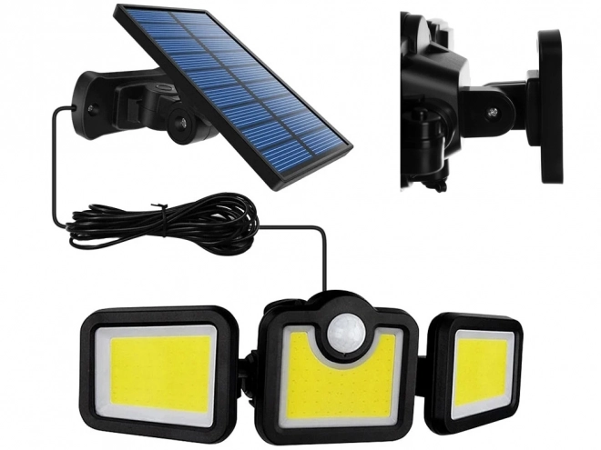 Modern LED napelemes lámpa mozgásérzékelővel