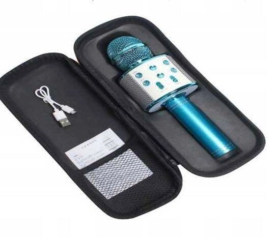 Vezeték nélküli bluetooth karaoke mikrofon hangszóróval