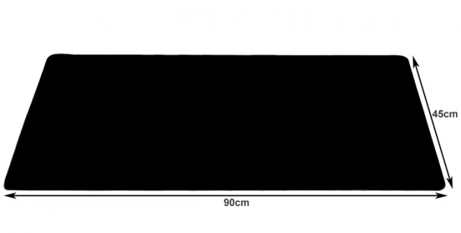Nagy méretű fekete egér- és billentyűzetpad