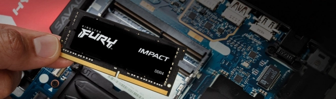 Kingston fury impact ddr4 sodimm memória 8gb 3200mhz