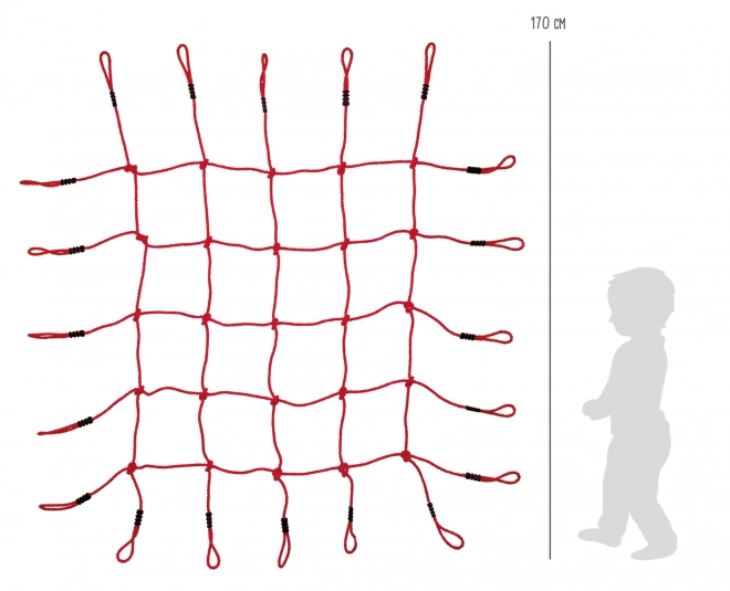Kis láb mászóháló gyerekeknek