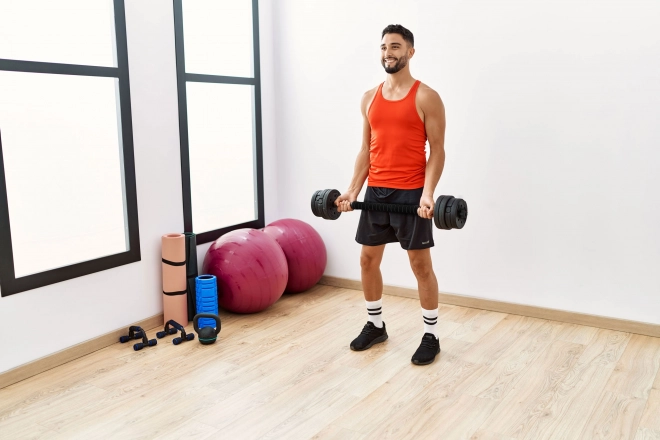Állítható súlyzó 2x20 kg rúddal és kettlebell-lel