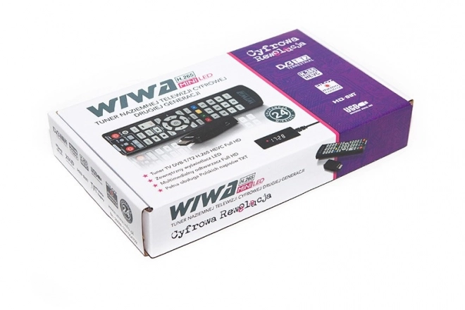 Wiwa mini led h.265 televíziós tuner