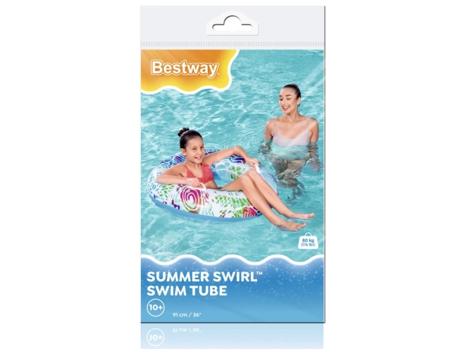 Színes felfújható úszógumi 91cm - Bestway – kék