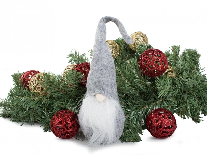 Karácsonyi tündérmanó Mikulás figura 30cm