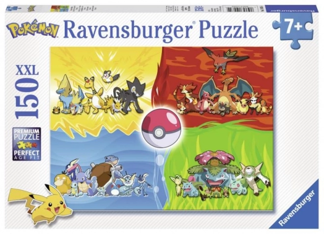 Pokémon fajta puzzle 150 darab