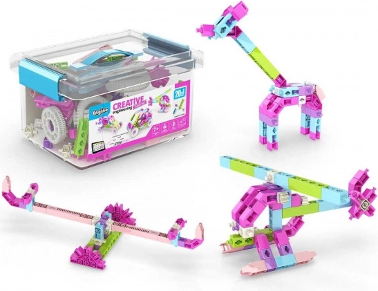ENGINO Maker Girl 20az1 építőkészlet – kreatív 20 az 1-ben konstrukciós szett gyerekeknek