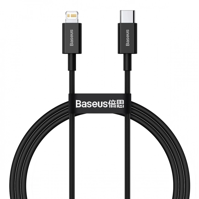 Baseus Superior usb-C kábel iPhone-hoz 20W PD 1m fekete