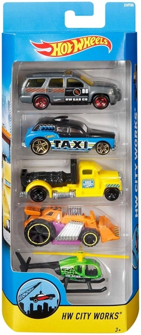 Hot Wheels öt darabos autógyűjtemény