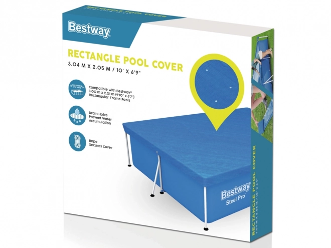 Medencefedél Bestway 304x205 cm