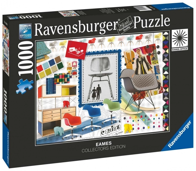 Ravensburger eames design klasszikus székek 1000 darabos puzzle