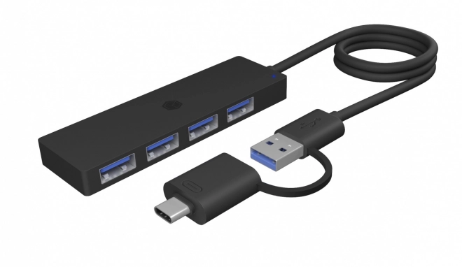 4-portos USB hub Type-C és Type-A