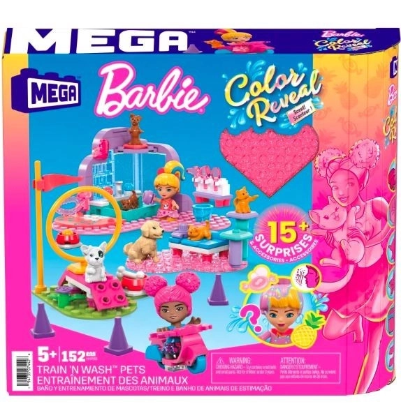 Barbie Color Reveal Tréning és Állatgondozás Játék Készlet