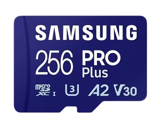 Samsung PRO Plus micro SDXC 256 GB memória kártya