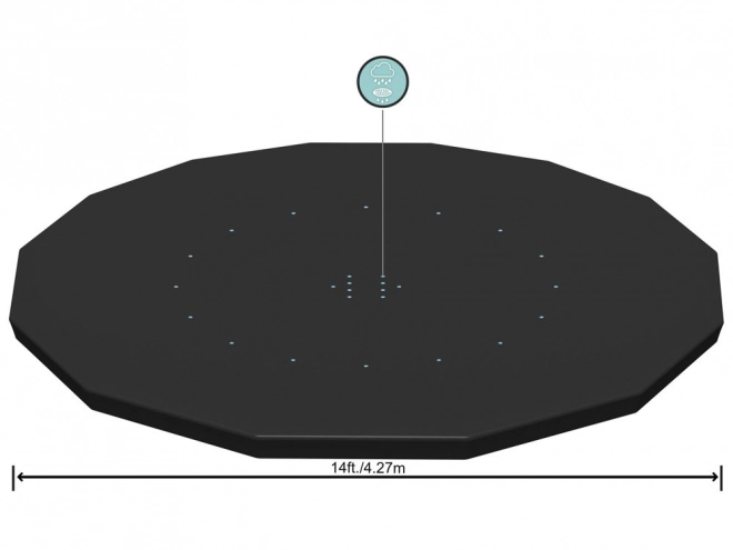 Bestway medencetakaró Ø427 cm