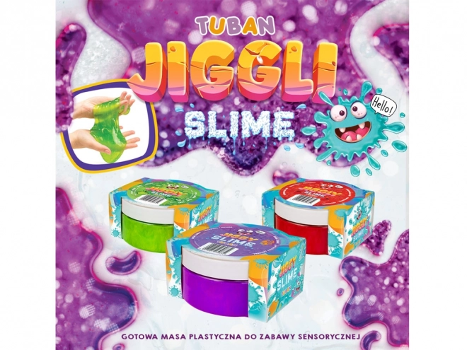 Slime Jiggly - áfonya illatú 500g
