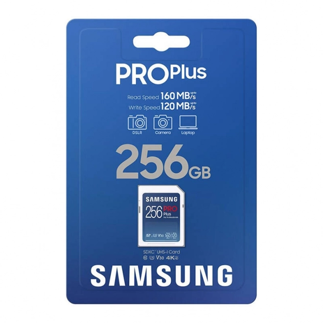 Samsung pro plus 256gb sd memória kártya olvasóval