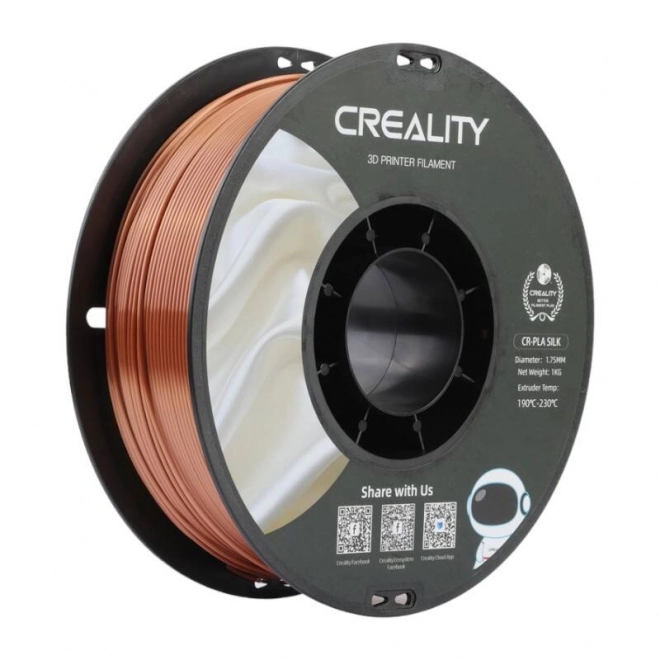 Creality Cr-silk PLA szál, vörösréz