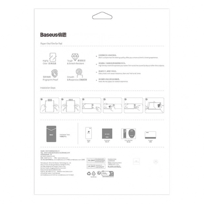 Baseus Paperfeel fólia iPad Pro és iPad Air készülékekhez