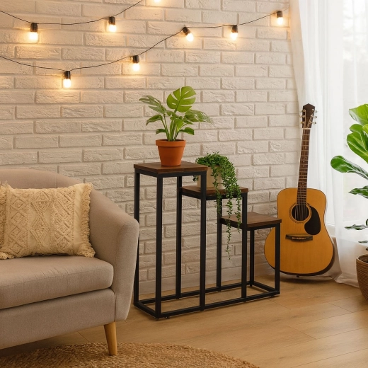 Három lépcsőzetes polc a tökéletes prezentációért