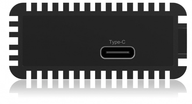 Külső alumínium tok M.2 NVMe SSD-hez USB-C csatlakozóval