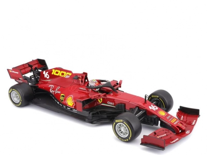 Bburago Ferrari SF 1000 osztrák #16 Leclerc modellautó 1:18 méretarányban