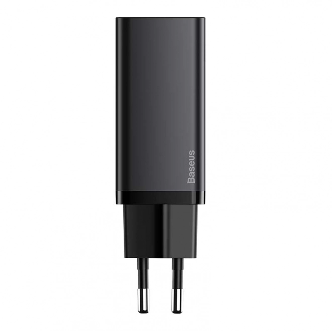 Gyors utazási töltő Baseus GaN2 Lite USB C 65W fekete