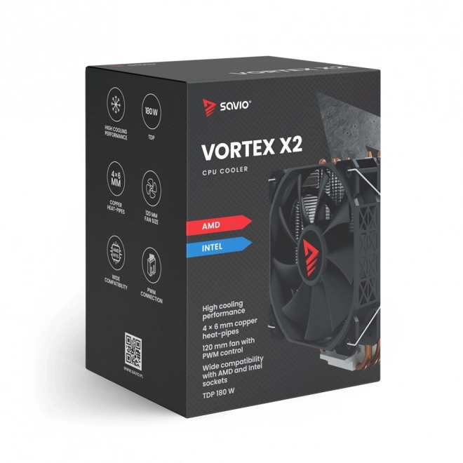 Vortex X2 processzor hűtés