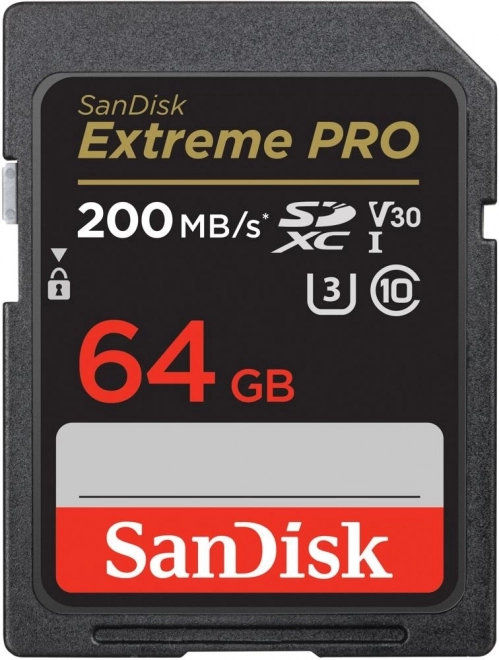 sandisk extreme pro sdxc 64gb memória kártya