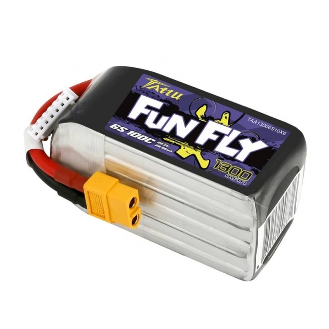 Tattu funfly akkumulátor 1300mAh 22.2V 100C 6S1P XT60