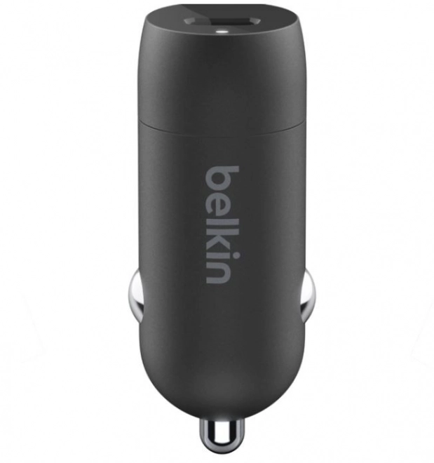 Autós töltő 30W PD PPS Fekete USB-C kábellel