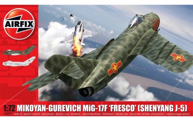 Plasztik modell Mikoyan-Gurevich MiG-17 Fresco