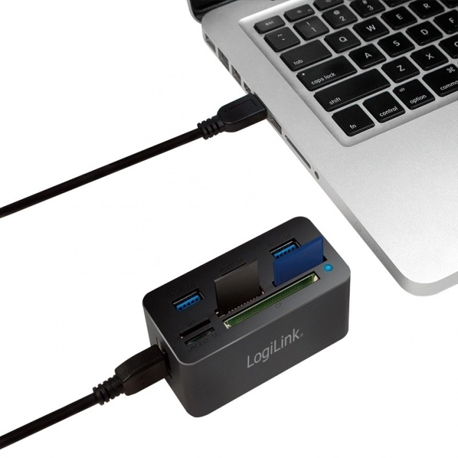 LogiLink USB hub és kártyaolvasó