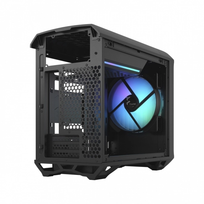 Torrent Nano RGB számítógépház fekete TG Light tintával