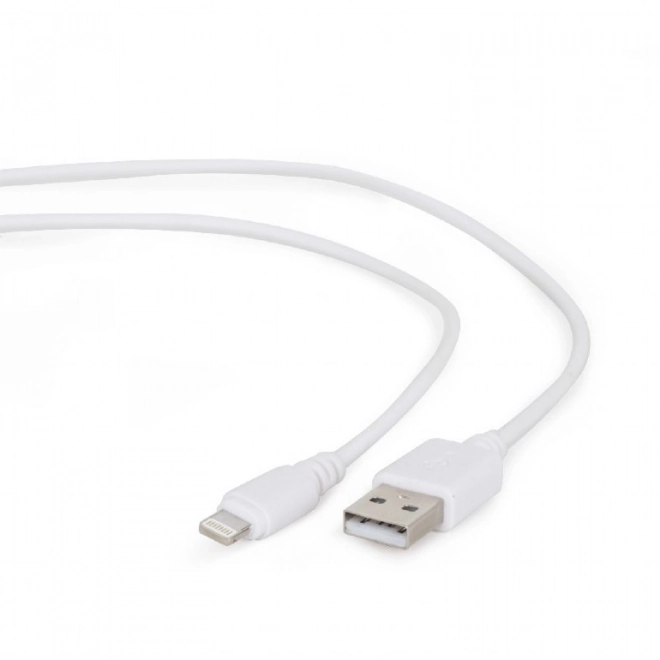 Fehér 1m-es USB 8-pin kábel