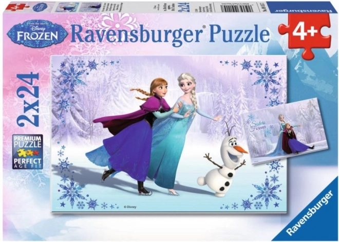 Ravensburger frozen sisters örökké puzzle szett